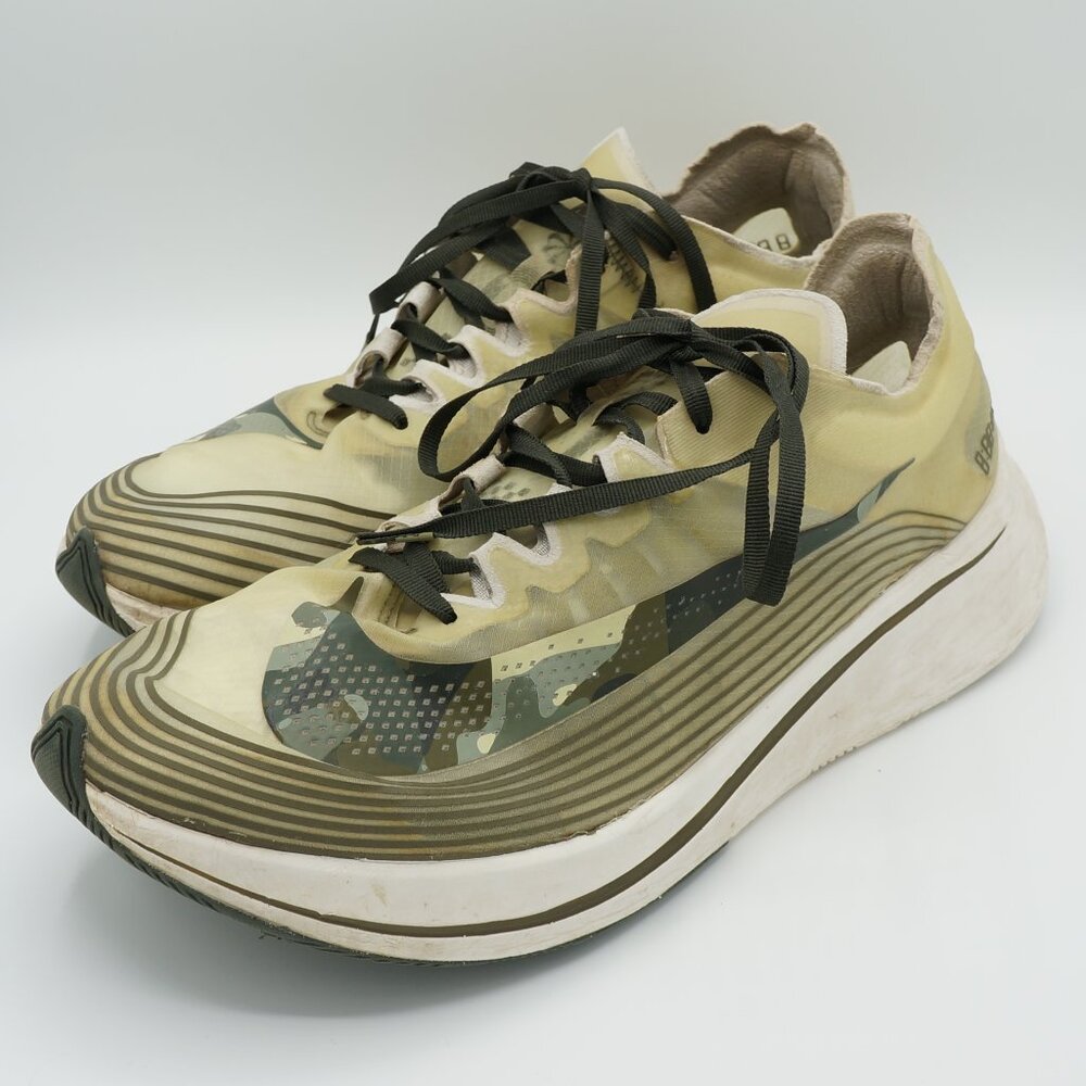 Nike Zoom Fly SP Light Bone Running Shoes Men's Size 12